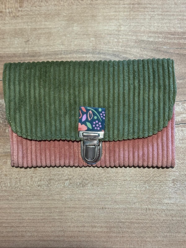 Portefeuille JOSEPHINE Vert Rosé