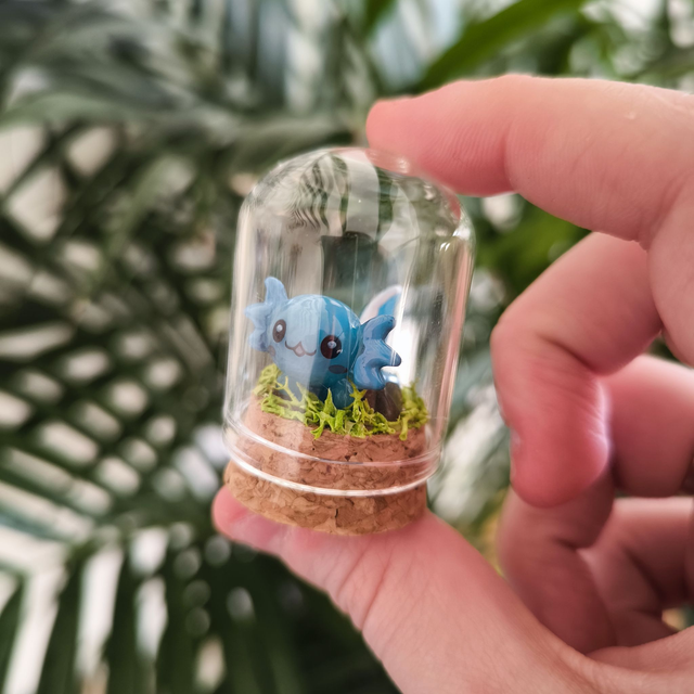 Toup&#039;tit protecteur - Axolotl turquoise