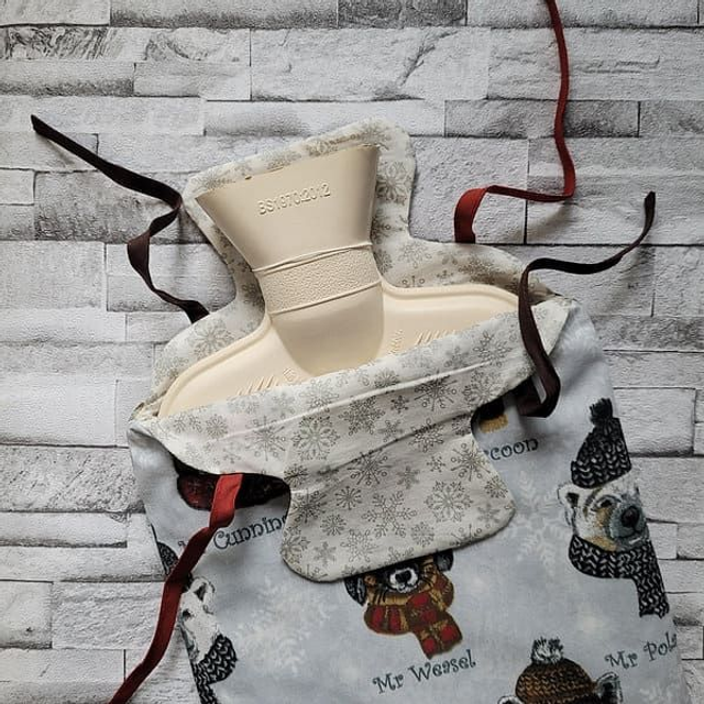 Housse pour bouillotte doublée animaux