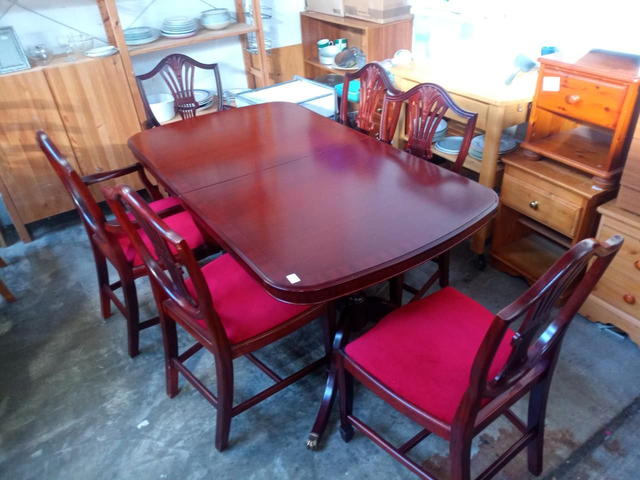 Stagg Extending Dining Table plus Six Chairs
