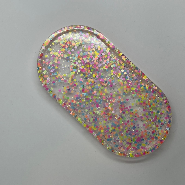 Vide poche ovale multico