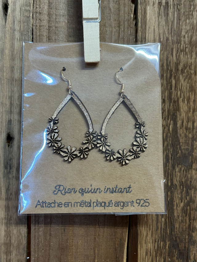 Boucles d’oreilles “ Fleurs des champs&quot;