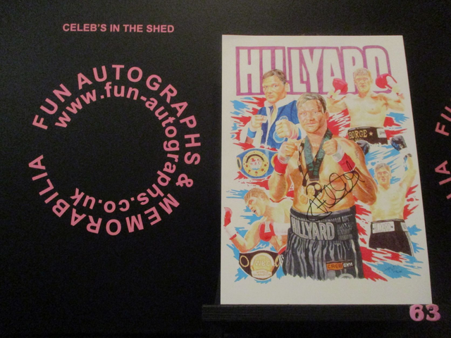 George Hillyard Limited Edition Signed A4 Portrait Drawing Print (63)