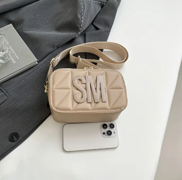 Stylowa Damska Torba Listonoszka / Beżowy