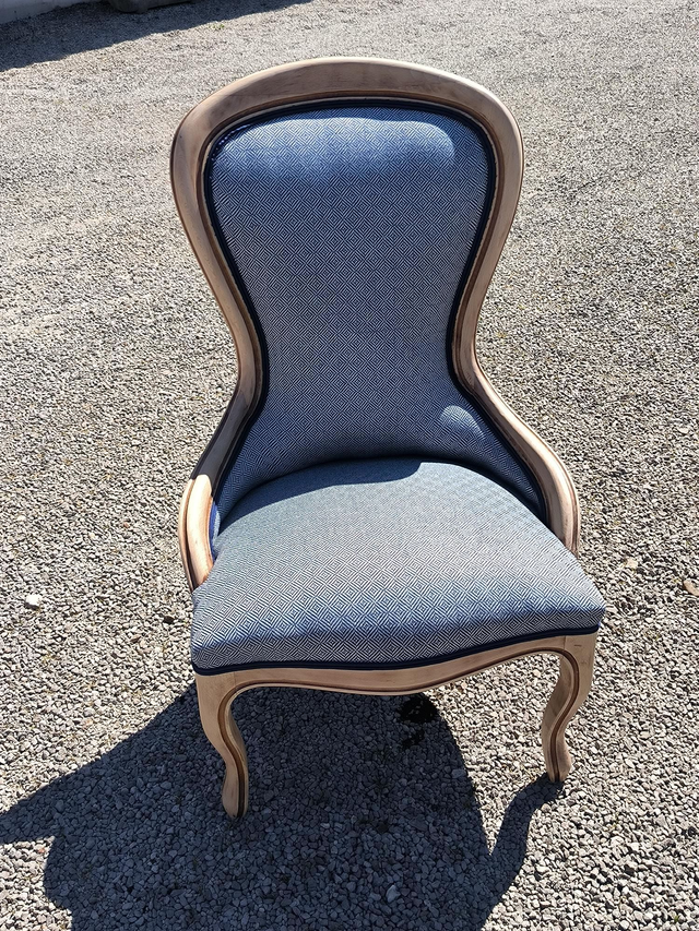 Fauteuil bleu