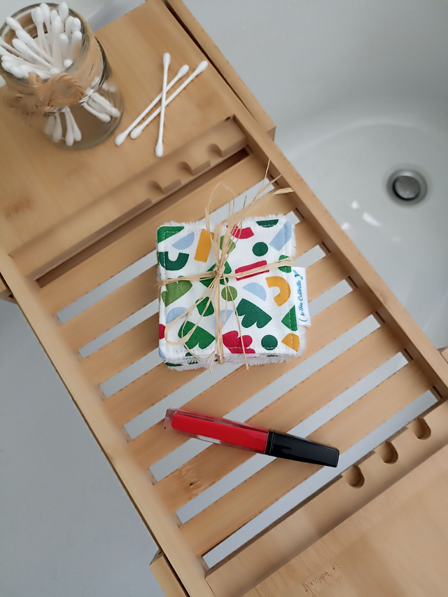 Ensemble de 8 carrés visage - Art