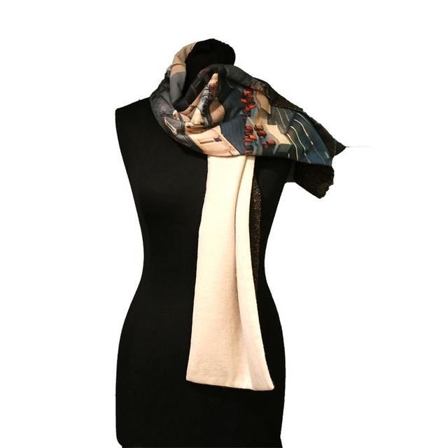 "Les tois de Paris" écharpe