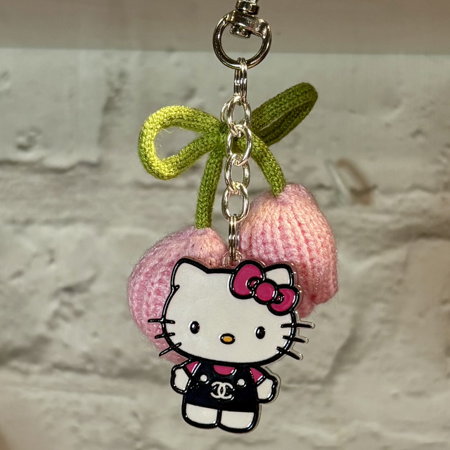 Hello Kitty & Tulips Keychain designer detail 2 designs