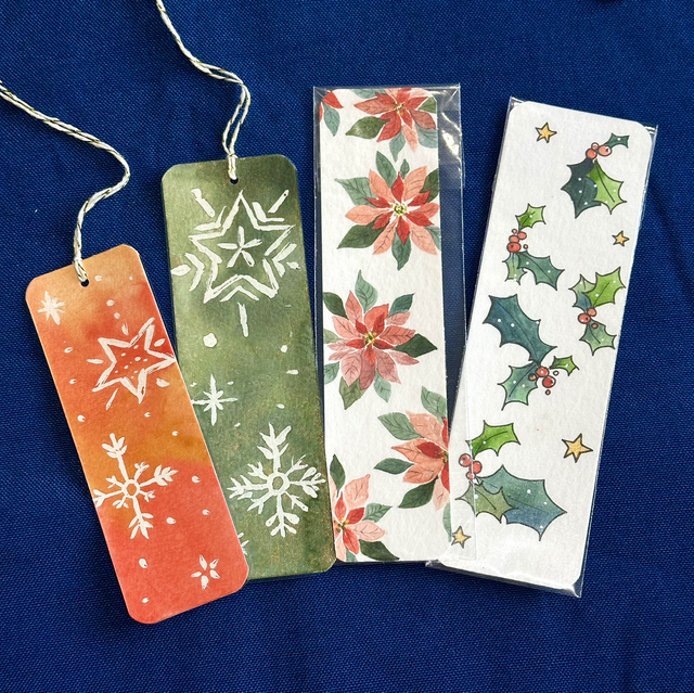 Marque-pages Aquarelle collection Noël Chaleureux