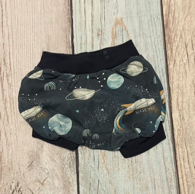Sommershort, Größe 74, Planeten
