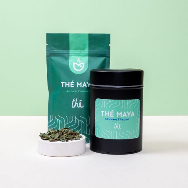 Thé "Mille et une menthe" - Thé vert China Gunpowder, Menthe