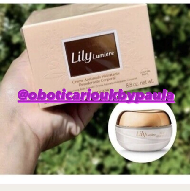 Lily Lumiere Creme Acetinado Hidratante Lily Lumiere 250g