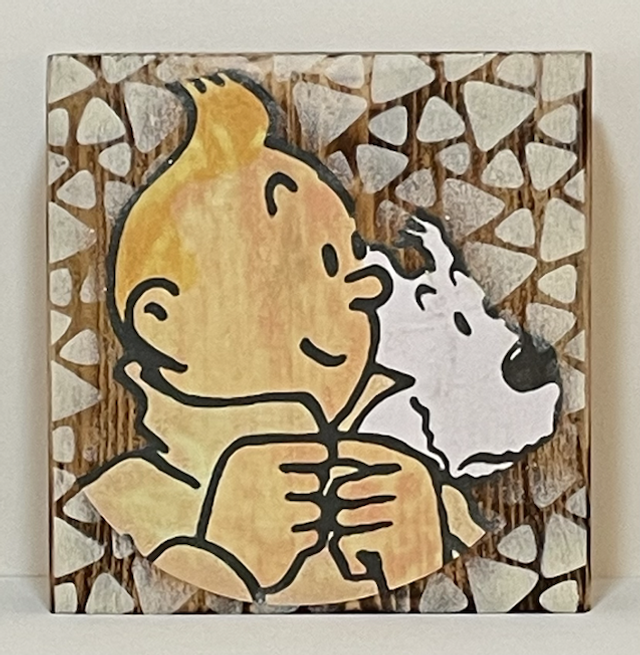 Holzblock Tim & Struppi - Jane Framer 