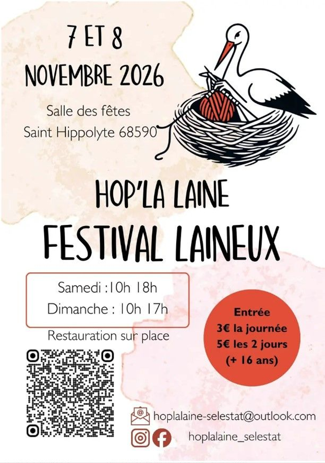 2026/11/7 au 8 : Hop la Laine - Festival Laineux 