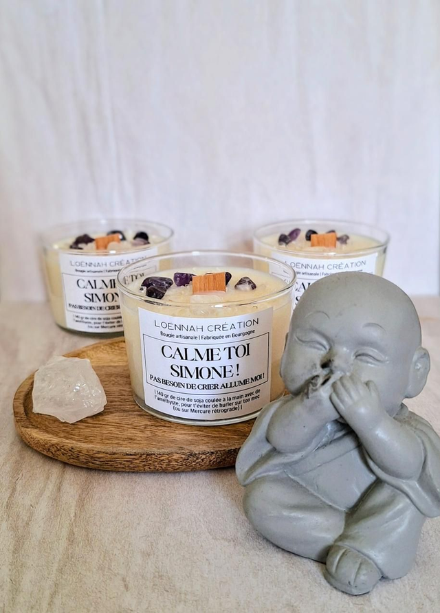 Bougie Rituel " Calme toi Simone "