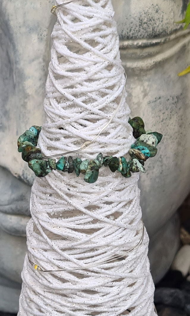 Bracelet baroque Turquoise Africaine