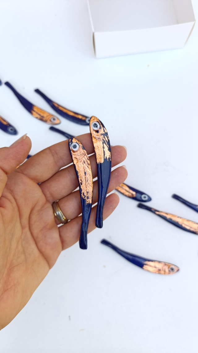 Ready to ship: 15 Classic Prussian Blue & Rose Gold 