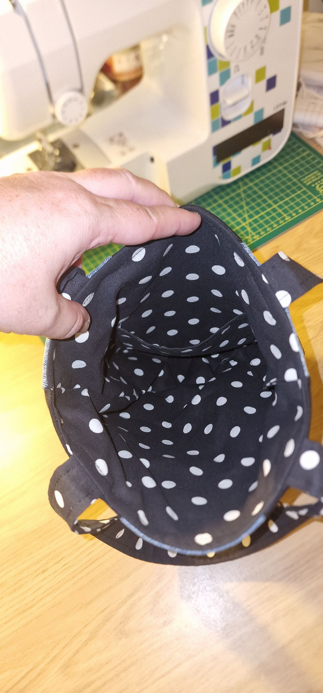 Upcycled Denim Mini Tote Bag