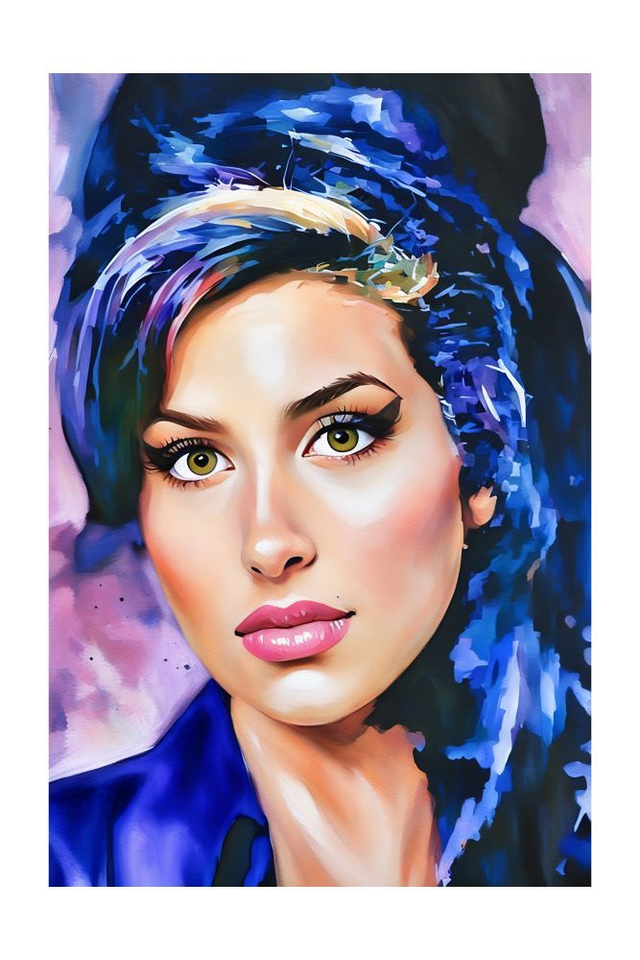 Amy Winehouse Music Art Print