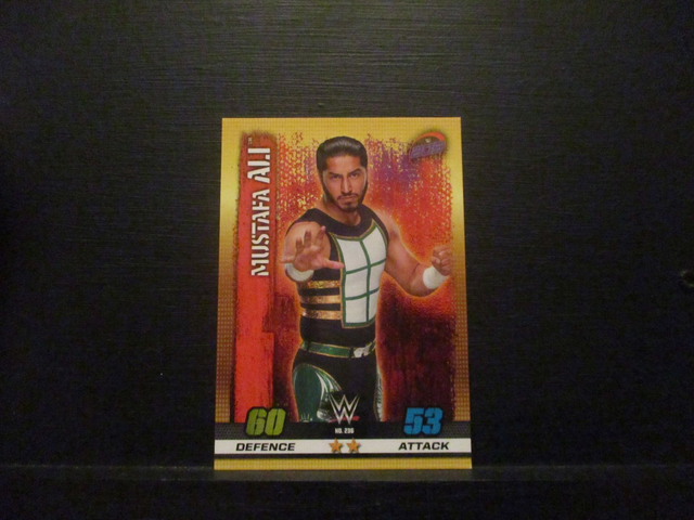 Mustafa Ali - W 205 Live Slam Attax 10th Edition Original Trading Card #236