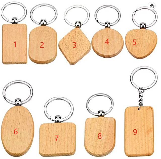 Strong Photo Laser Keyrings and Necklace