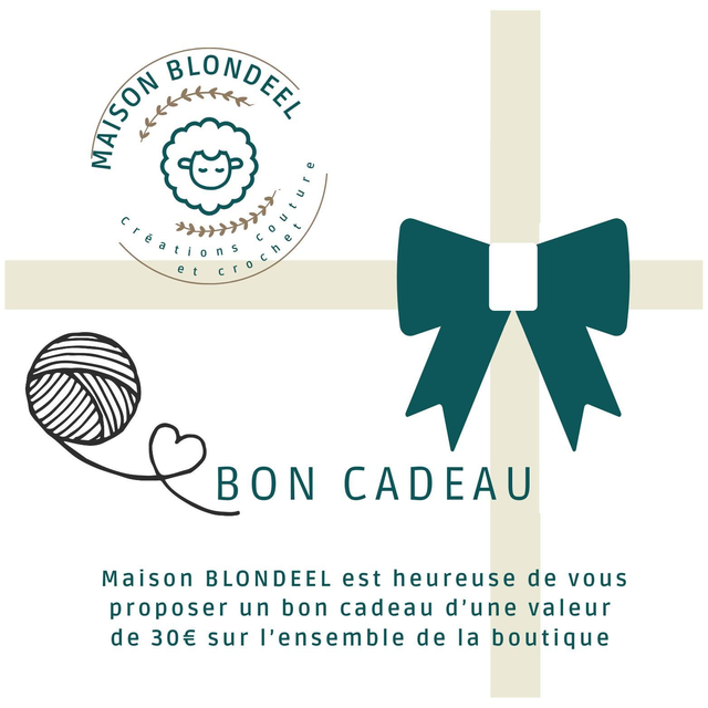 Carte cadeau 30€