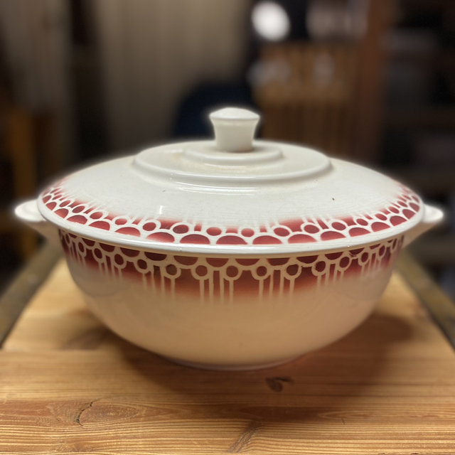 Soupière Saint Amand bordeaux