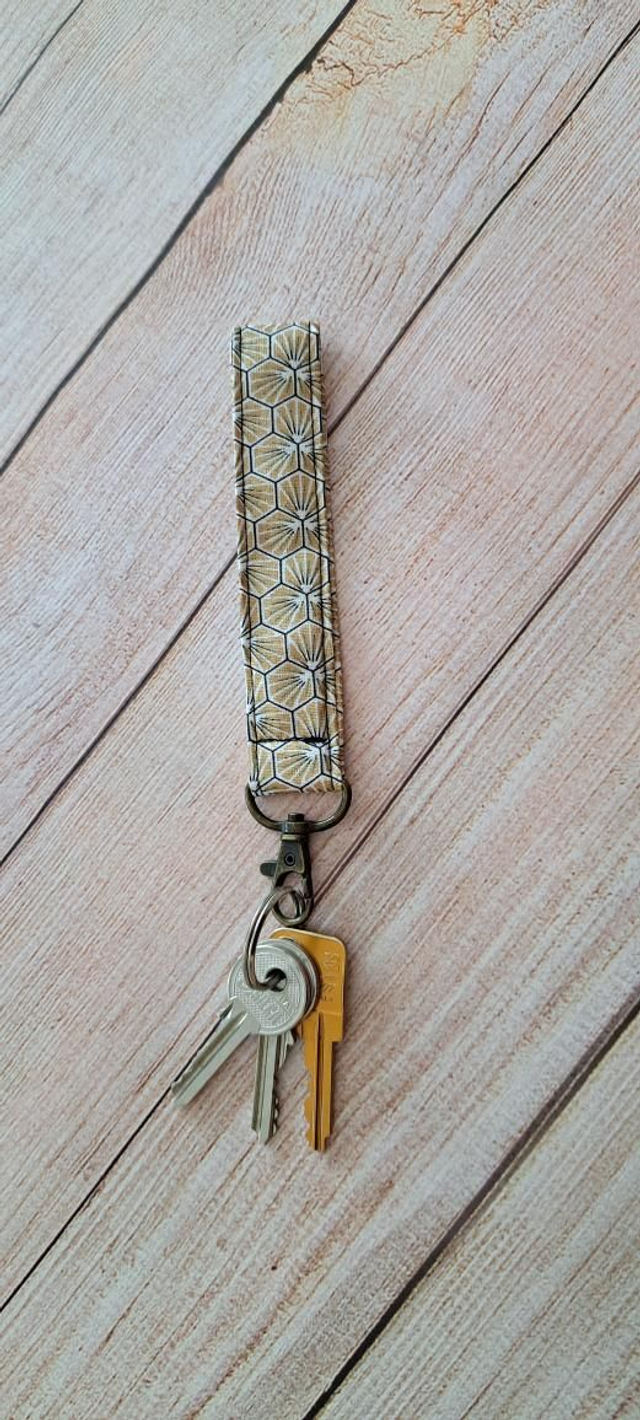 Porte clefs dragonne riad doré