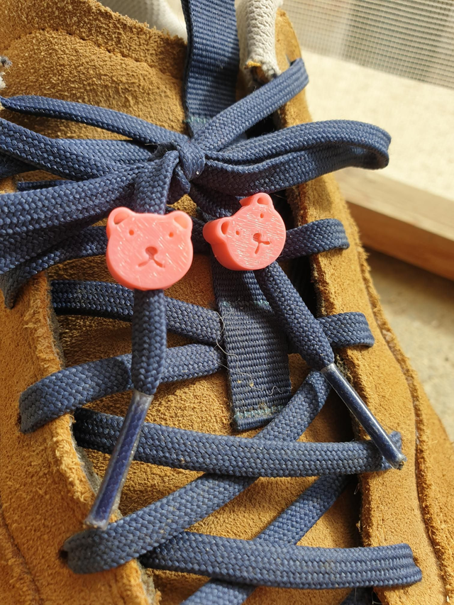 Embout de lacets ourson