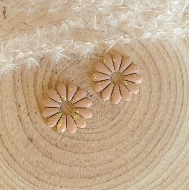 Pampilles marguerittes (rose &amp; or)