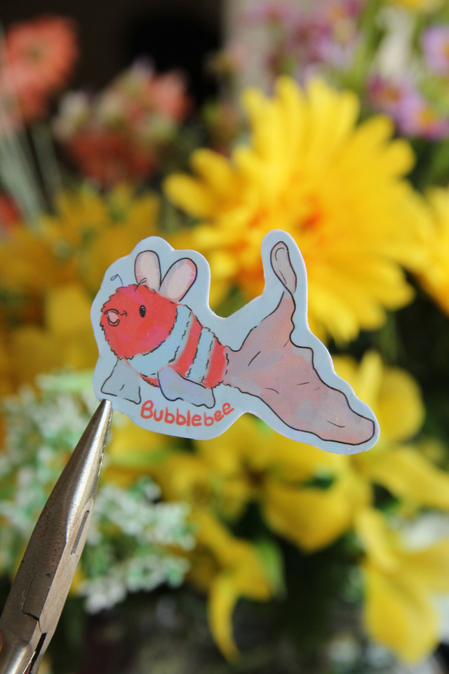 Sticker Bubblebee le poisson bourdon rouge  🌸 