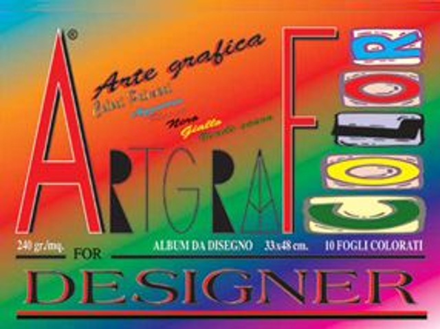 ALBUM COLOR   CARTONCINO 240 GR  24X33 