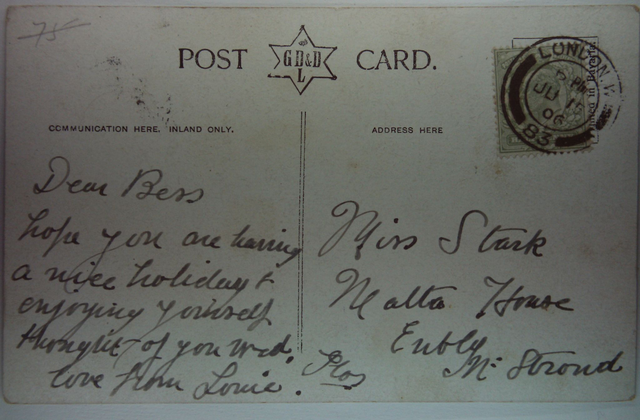 Dorchester House, Park Lane, London in occupation of American Ambassador Mr Reid Posted 1906 postcard Our Ref: A315