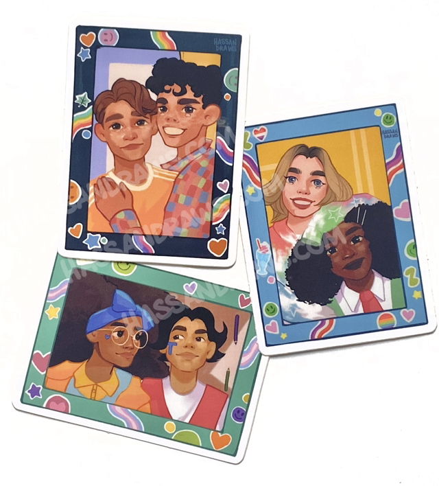 Heartstopper Picture Frame Sticker Set 