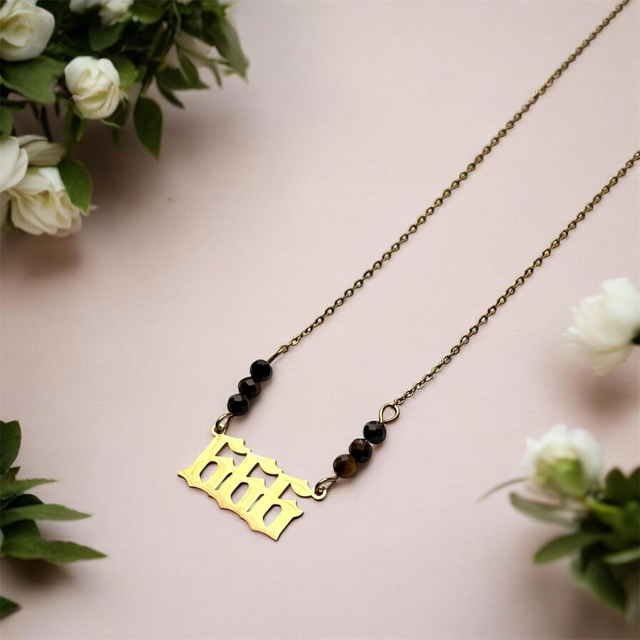 Naszyjnik 666 złoty