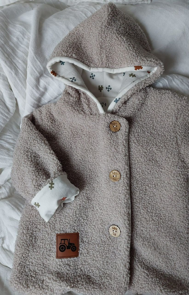 Veste bouclettes 74/80