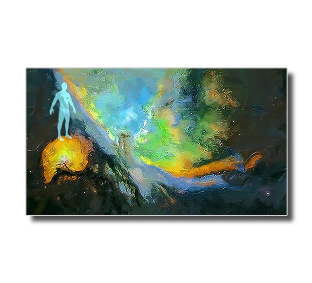 04 Abstract - Standing On Brains, 2021.