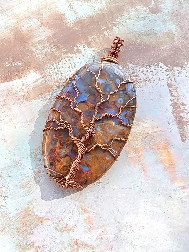 Arbre de vie - Pendentif - Agate 