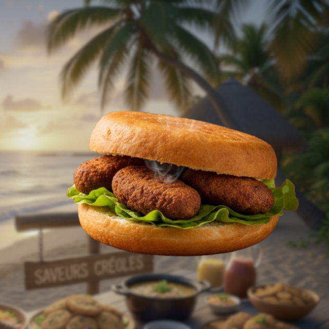 Bokit B13 : Morue, Salade