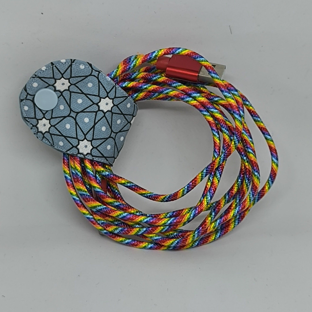 range câble bleu blanc taille M