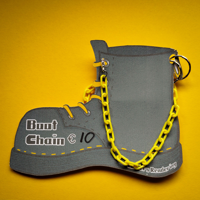 Yellow - Boot Chain - Pair -[BCH-ALT-Y1]