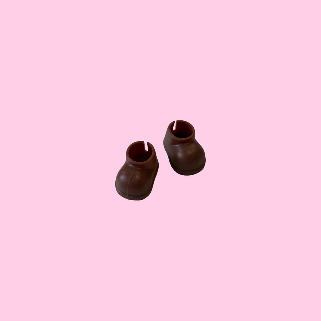 17cm Doll Shoes (Brown)