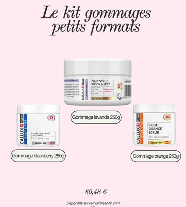 KIT GOMMAGES PETITS FORMATS