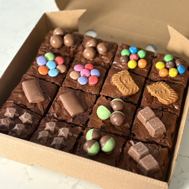 2 x 9” Variety Brownie Slab Bank Holiday OFFER Thursday 21st