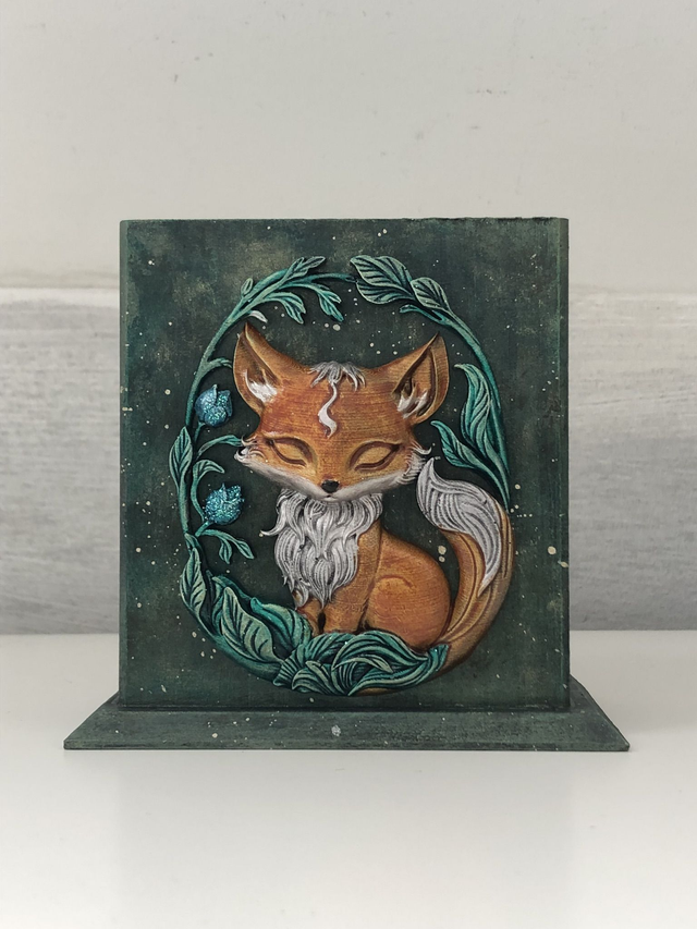 Pot Renard Bucolique Endormi