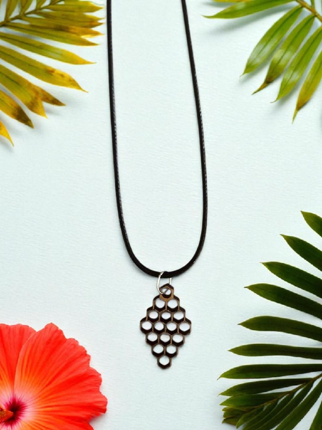 Pendentif Nid d'abeilles