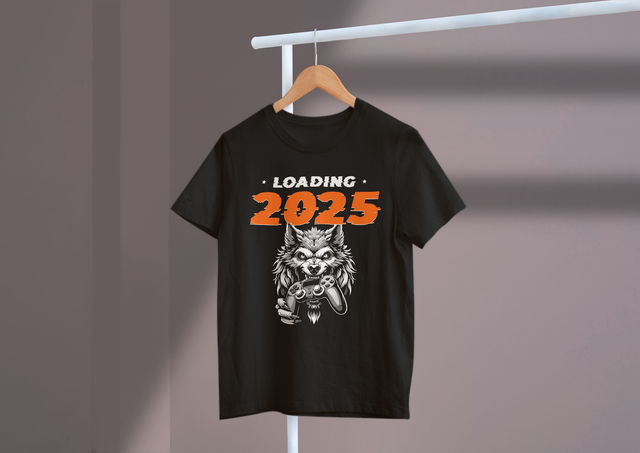 Loading 2025, New Year Excitement, Gaming Anticipation. Loading 2025, Neujahrsaufregung, Gaming-Vorfreude