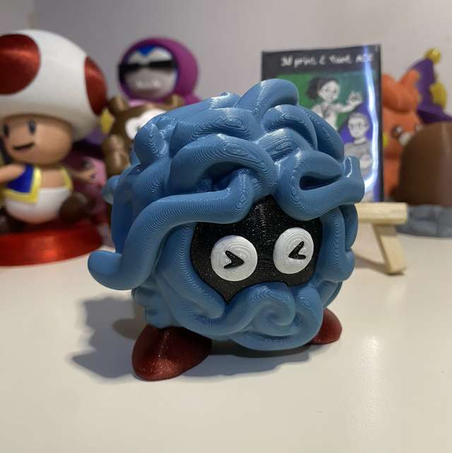 Fanart pla effetto multicolor o glitter