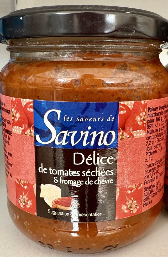 confinade tomates et chèvre 190 g