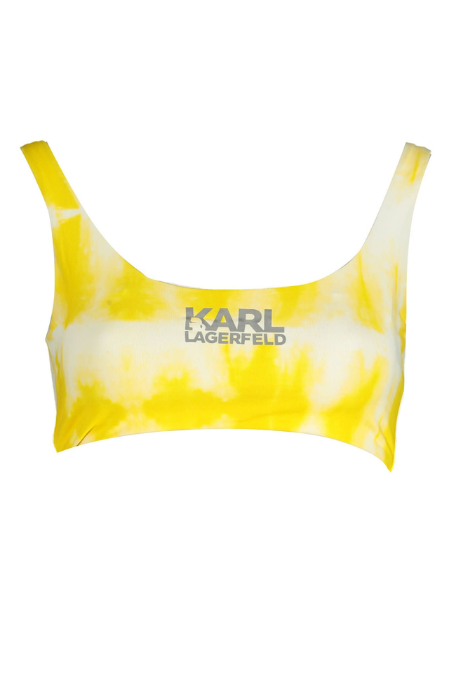 KARL LAGERFELD BEACHWEAR COSTUME PARTE SOPRA DONNA GIALLO